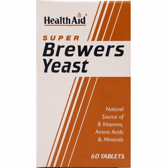 قرص Brewers yeast مخمر آبجو Health Aid هلث اید ۶۰ عددی نمای ۳