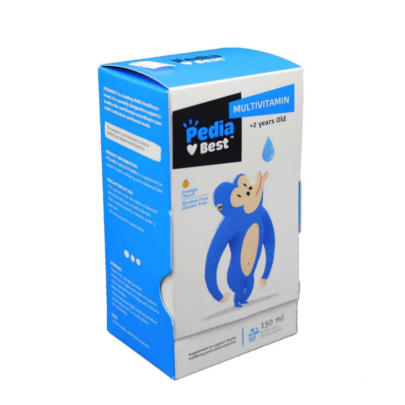 مولتی ویتامین پدیابست - 150 میلی لیتر طعم پرتقال