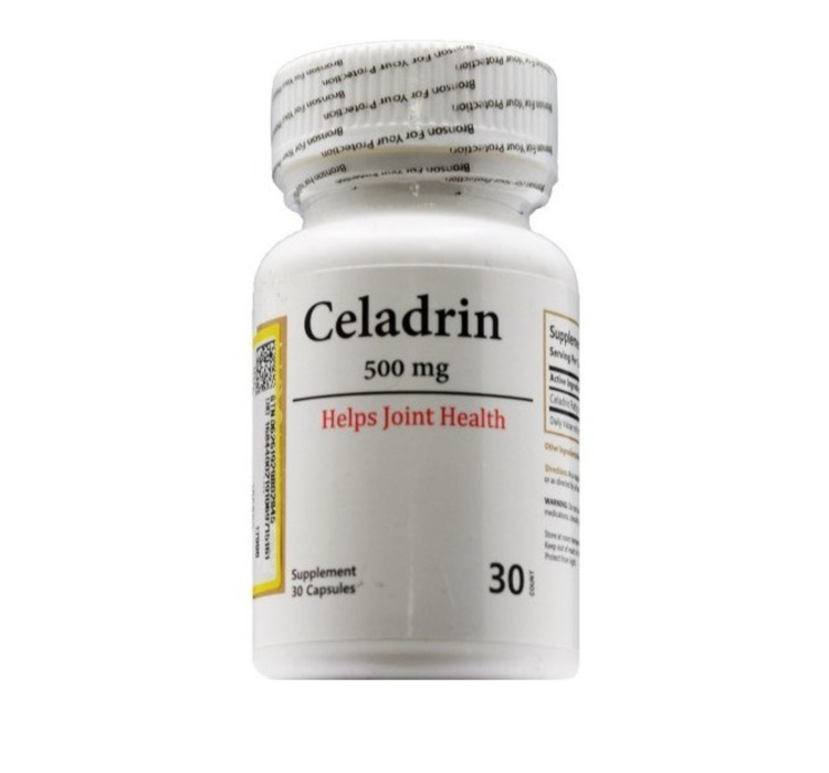 کپسول celadrin سلادرین 500 میلی گرم برونسون 30 عدد