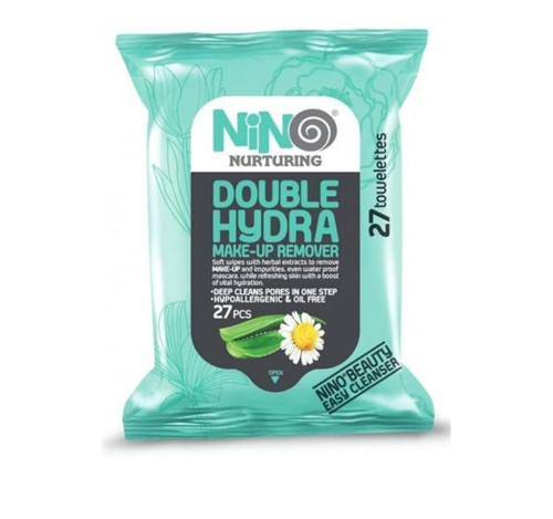 دستمال مرطوب نینو مدل Double Hydra بسته ۲۷ عددی