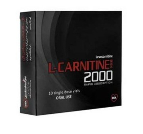 محلول خوراکی ال کارنیتین 2000 بی اس کی ویال 10 عددی