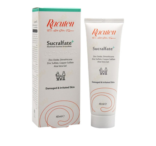 کرم ترمیم کننده راکوتن مدل +Sucralfate حجم ۴۰ میلی لیتر