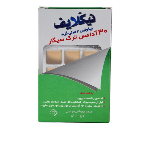 آدامس ترک سیگار نیکلایف طعم نعنا 30 عدد