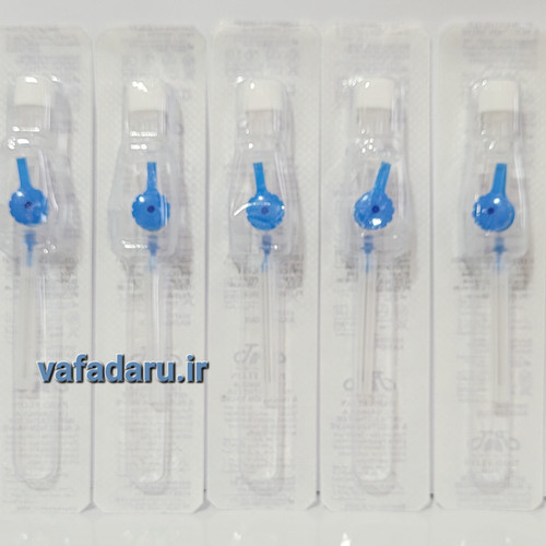 آنژیوکت آبی گیج ۲۲ PARS FLONبسته ۵ عددی