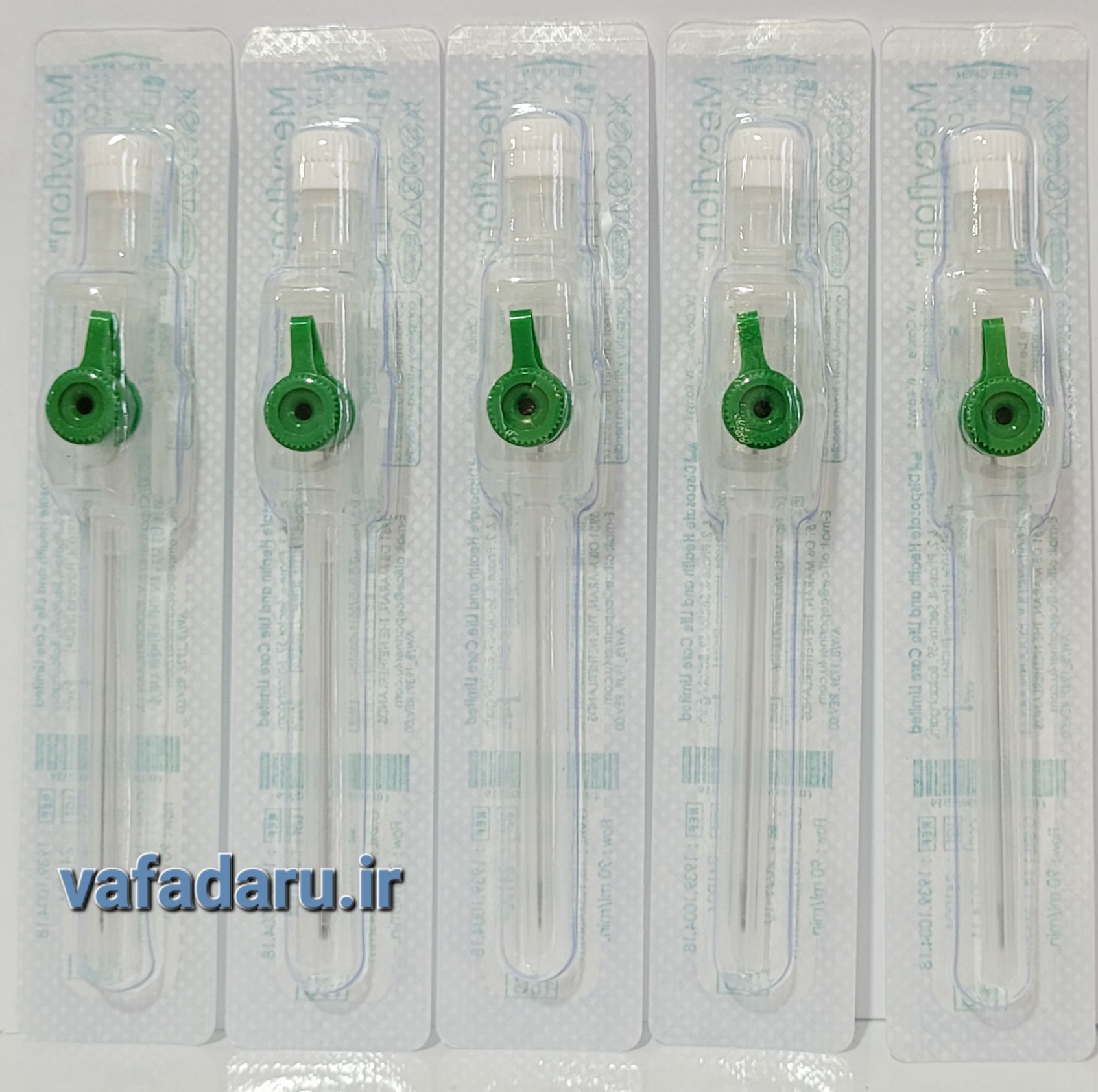 آنژیوکت سبز گیج ۱۸  MECYFLON بسته ۵ عددی