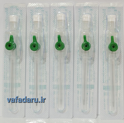 آنژیوکت سبز گیج ۱۸ MECYFLON بسته ۵ عددی