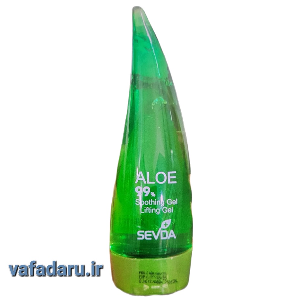 ژل آبرسان شاخکی آلوئه ورا 99% Sevda 250ml