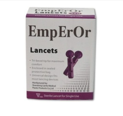 سوزن تست قند خون LANCET لنست امپرور مدل 30G بسته ۱۰۰ عددی