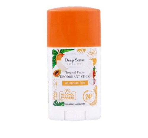 مام صابونی دیپ سنس استیک خوشبوکننده بدن تروپیکال TROPICAL ( دئودورانت) فاقد آلومینیوم