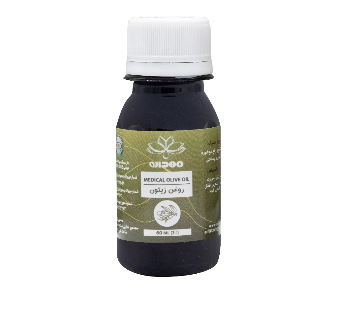 روغن زیتون طبی 60 میلی لیتر مهدارو - تقویت کننده مو رفع موخوره