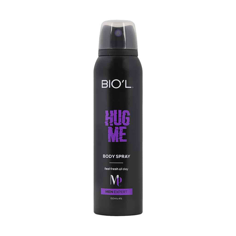 اسپری بدن مردانه بیول مدل HUG ME حجم 150 میلی لیتر