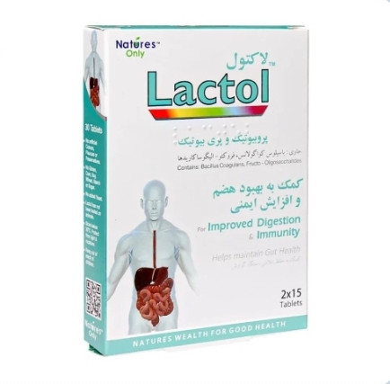 قرص لاکتول LACTOL نیچرز اونلی ۳۰ عددی