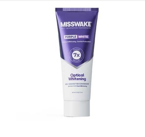 خمیردندان ضد زردی purple white میسویک MISSWAKE حجم 75ML